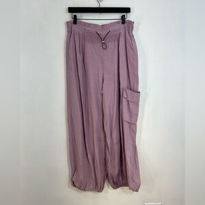 Anthropologie Casual Lavender Jogger Pants Size M